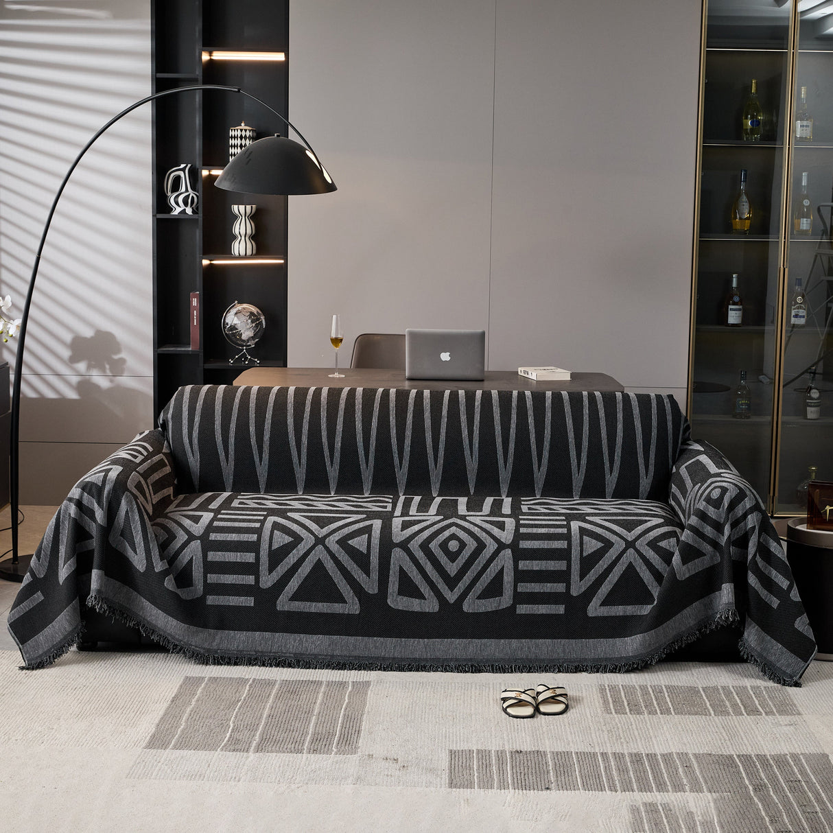 Boho Chenille Sofa Throw Covers Sectional Sofa Couch Cover Sofa Protector Covers