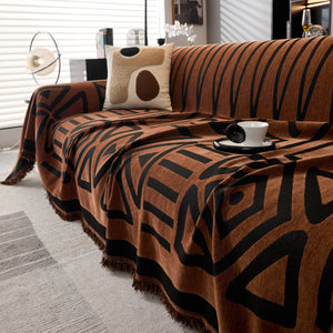 Boho Chenille Sofa Throw Covers Sectional Sofa Couch Cover Sofa Protector Covers