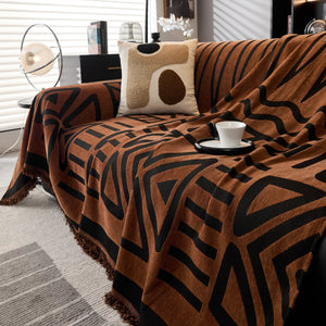 Boho Chenille Sofa Throw Covers Sectional Sofa Couch Cover Sofa Protector Covers