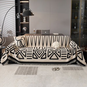 Boho Chenille Sofa Throw Covers Sectional Sofa Couch Cover Sofa Protector Covers