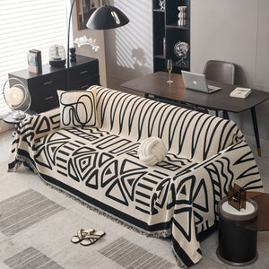 Boho Chenille Sofa Throw Covers Sectional Sofa Couch Cover Sofa Protector Covers