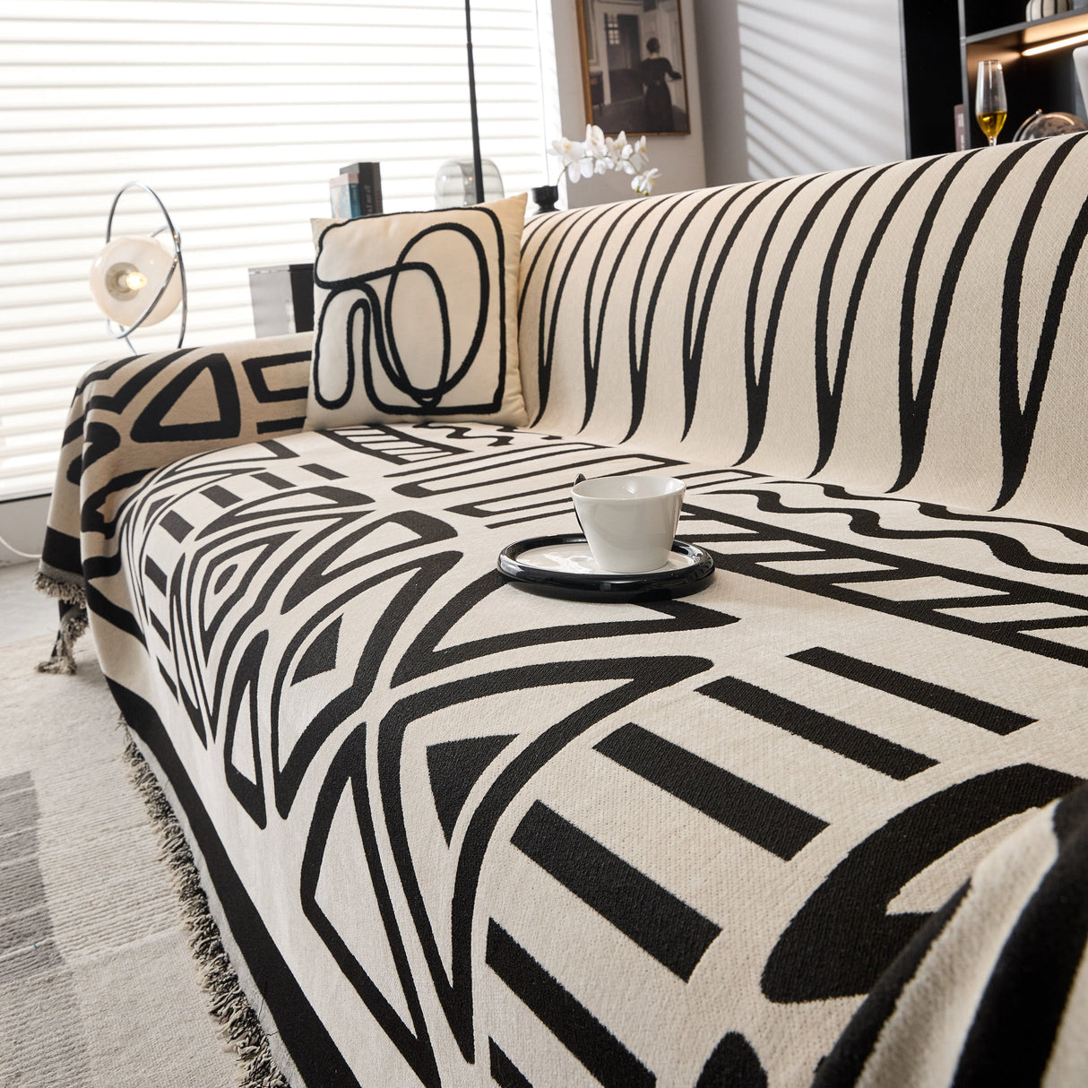 Boho Chenille Sofa Throw Covers Sectional Sofa Couch Cover Sofa Protector Covers