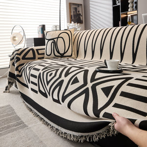 Boho Chenille Sofa Throw Covers Sectional Sofa Couch Cover Sofa Protector Covers