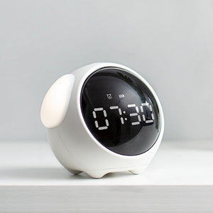 Alarm Clock Kids Child Children Sleep Bedside Alarm Clock Digital Wake Up Children's Alarm Clocks for Girls Boys Bedroom Temperature Snooze Timer Clock for Bedroom/Table/Desk