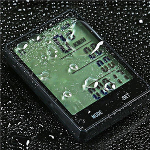 Waterproof Bicycle Computer With Backlight Wireless Wired Bicycle Computer Bike Speedometer Odometer Wireless Bike Computer Waterproof Bicycle Speedometer  Support Smart Sensor LCD Backlight Display Automatic Wake-Up