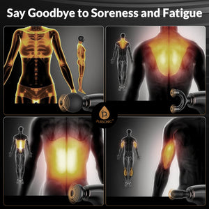 Ultimate Muscle Recovery Bundle: Deep Tissue Massage Gun + Vibrating Massage Ball by Pursonic