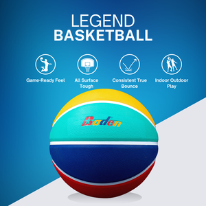 Legend Court Canvas Outdoor Game Rubber Basketball