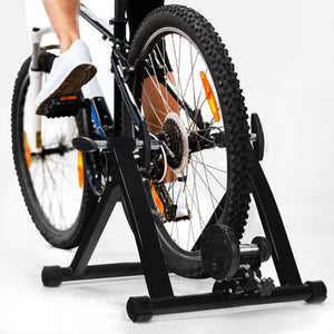 Portable Folding Steel Bicycle Indoor Exercise Training Stand