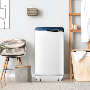 Full-Automatic Washing Machine with Built-in Barrel Light-Blue