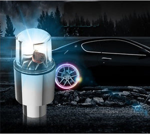 1PCS Bicycle Light Wheel Spoke Light LED Tire Valve Stem Caps Lights Waterproof Neon Light Car Cycling Bike Tyre Spoke Flash Lights Waterproof Valve Stems Caps Accessories For Men Women