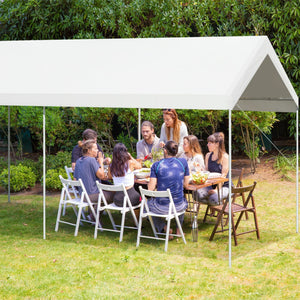 10 x 20 Feet Steel Frame Portable Car Canopy Shelter by DirectDeals