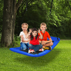 700lb Giant 60 Inch Platform Tree Swing for Kids and Adults-Multicolor