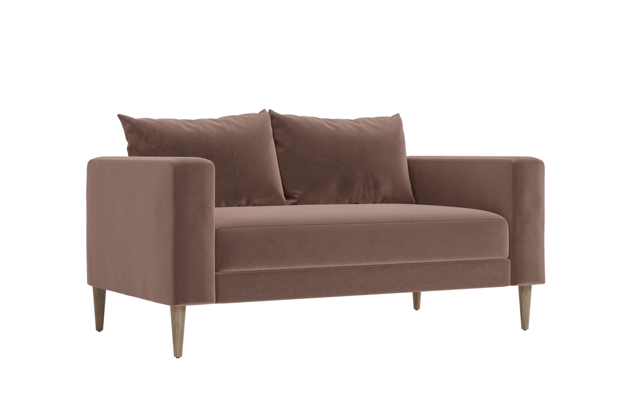 The Essential Loveseat in Recycled Velvet – Compact Eco-Friendly 2-Seater by Sabai by Couch.com