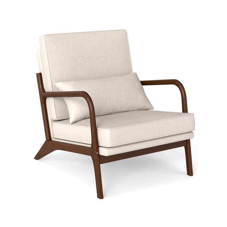 3-Piece Bedroom Bundle: Bedside Table with 3 Drawers+Modern Accent Chair+Convertible Folding Futon Sofa Bed