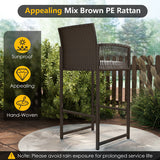 Foldable Coffee Table with Storage Cabinet Extendable Center Table-Walnut