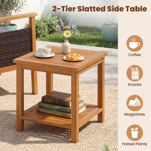 3 Piece Patio Furniture Set-Gray