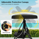 Inflatable Bounce House 4-in-1 Kids Princess-themed Bouncer Blow-up Bouncy Castle with 480 Blower