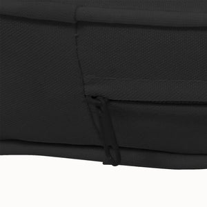 2-Tier Coffee Table Slatted Wood Center Table with Storage Shelf-Walnut