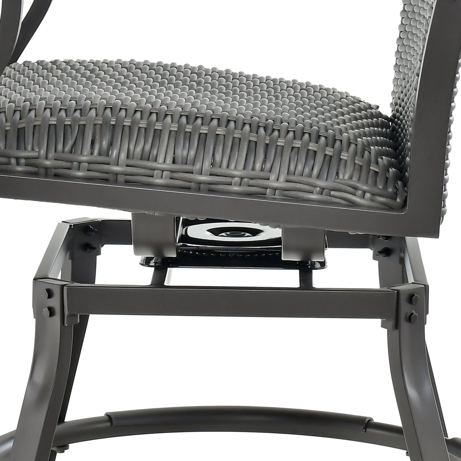 3 Pieces Swivel Bar Set with 4D Air Fiber Cushion by DirectDeals