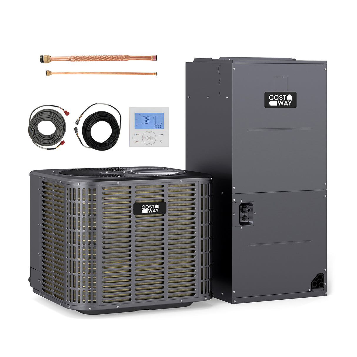 3 Ton 19 SEER2 High-Performance Heat Pump System (Operates down to 5 °F)