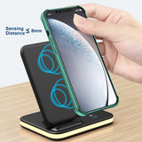 4-in-1 Wireless Charging Stand with Night Light by Infinite Basics