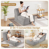 3-Tier Nightstand with Drawer and Open Storage Shelf-White