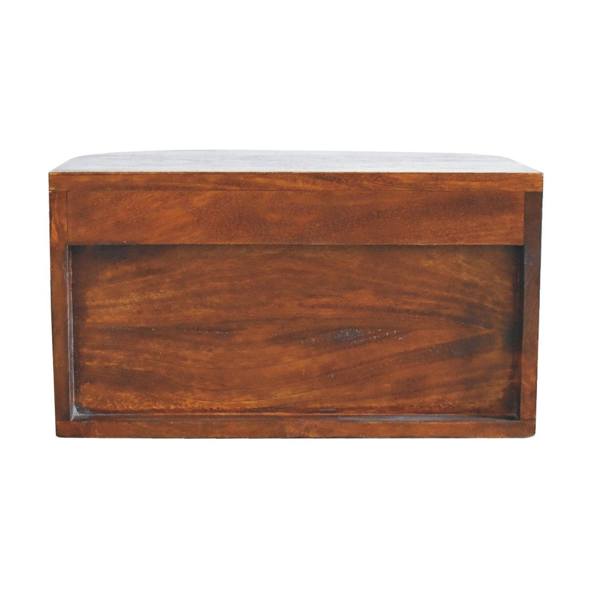 Lunar - Artisan Furniture 2 Drawer Floating Nightstand - Chestnut by Couch.com