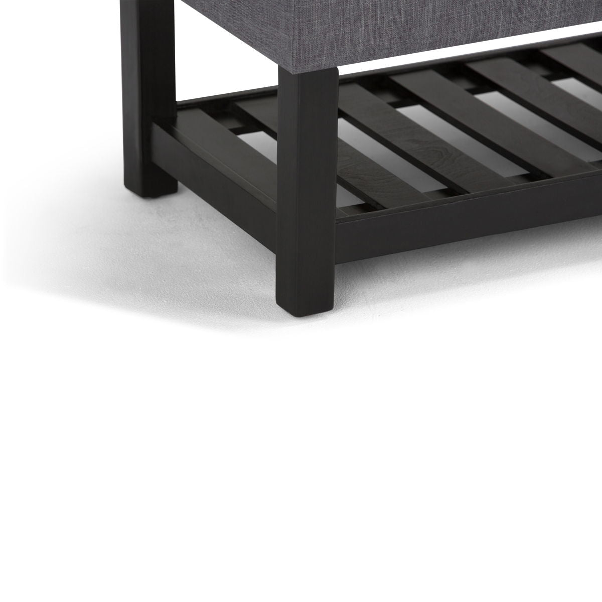 Saxon - Upholstered Transitional Storage Ottoman Bench by Couch.com