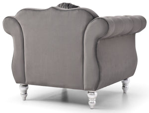 Chic Transitional Flared Arm Chair by Couch.com