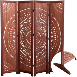 Panel Solid Wood Folding Room Divider by Couch.com