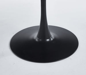 Tulip Round Dining Table, Office Table, Coffee Table - Brown by Couch.com