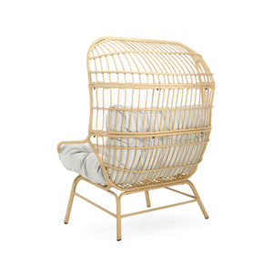 Palos - Outdoor Wicker Loveseat - Light Brown by Couch.com