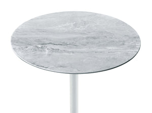 Orbit - 15.5" End Table With Height Adjustable Marble Textured Top by Couch.com