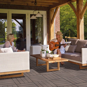 Composite Deck Tiles, Resist Rust, Water, Weather by Couch.com