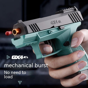 Pocket Continuous Hair Baby GX4 Throw Shell Soft Bullet Gun Launch Toy