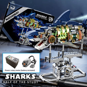 US And Electric Mechanical Lion And Whale Building Blocks That Also Double As Toys