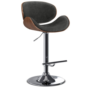 Marana - Multifunctional Handcrafted Bentwood Adjustable Swivel Bar Stool by Couch.com