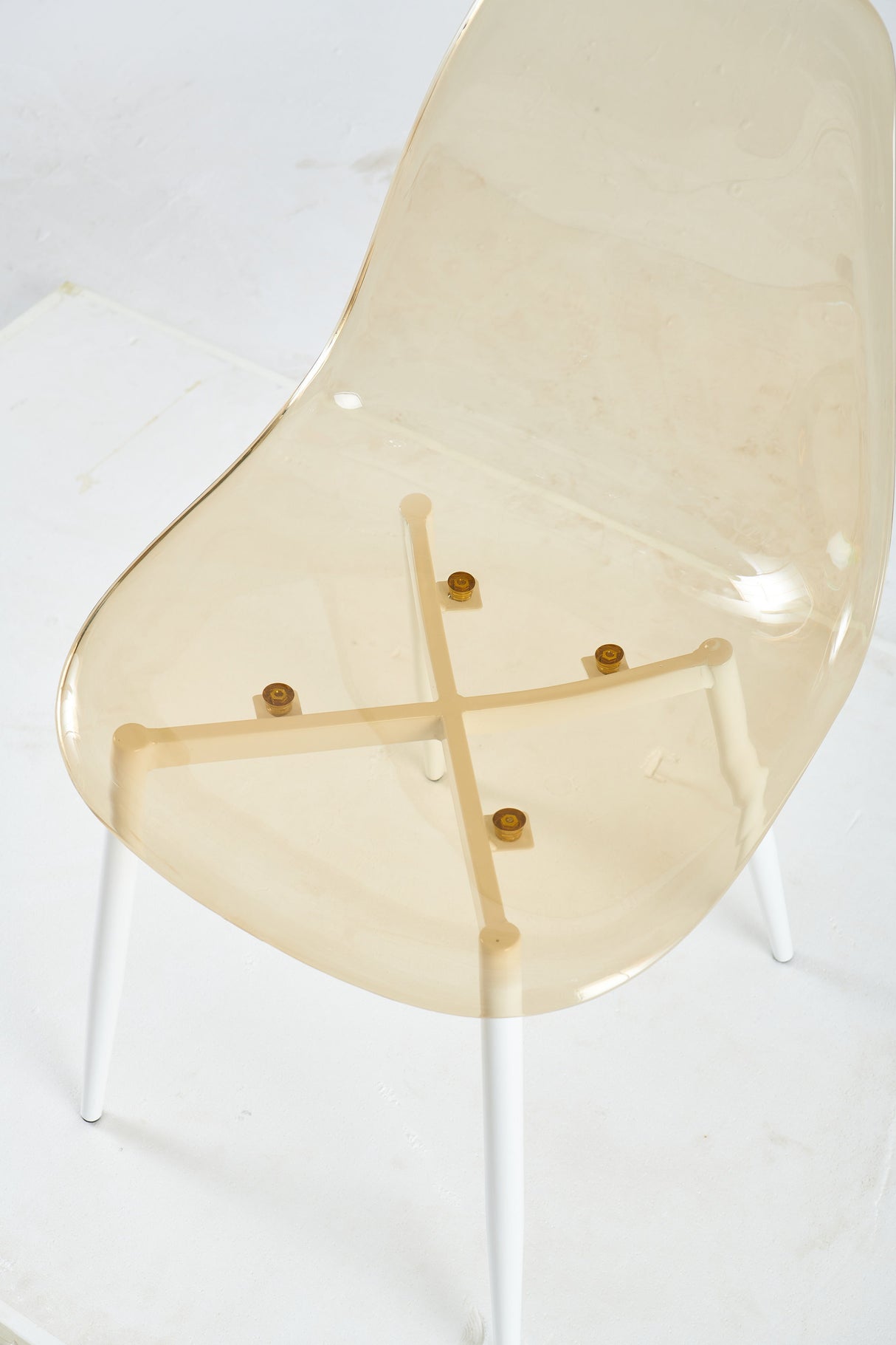 Dining Chair, Metal Leg, Plastic Seat (Set of 4) by Couch.com