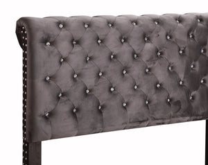 Elegant Transitional Upholstered Bed by Couch.com