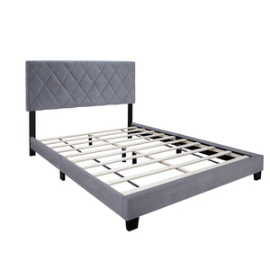 Queen Adjustable Upholstered Bed Modern Minimalist Top Styles by Couch.com