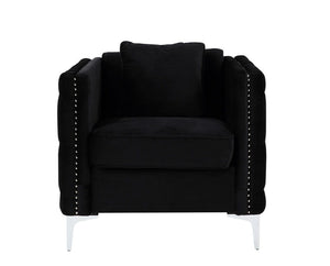 Bayberry - Velvet Chair With 1 Pillow by Couch.com