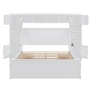 Bed With All In One Cabinet, Shelf And Sockets by Couch.com