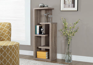 Bookshelf, Bookcase, Etagere, 4 Tier, For Office, Contemporary & Modern - Taupe by Couch.com