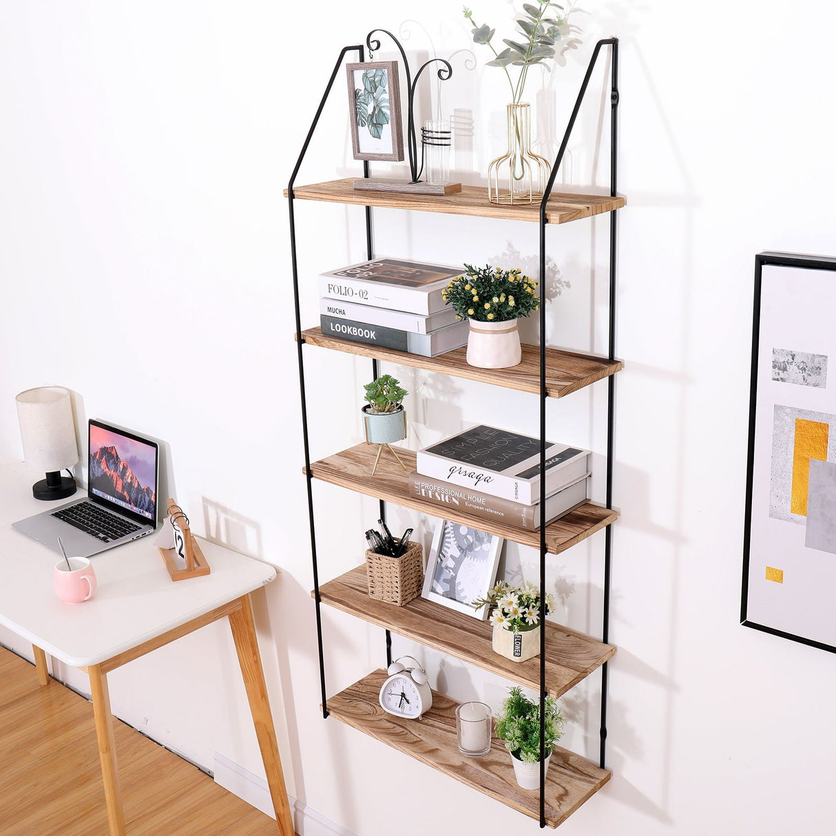 Gardenia - Wall Mounted Wall Storage, Decorative Hanging Display by Couch.com