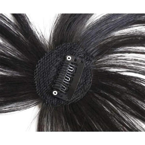 3D Air Bangs Hair Bangs Heat Resistant Hairpieces Hair Women Natural Short Fake Hair Bangs Hair Clips Thin Natural Flat Neat AirBangs With Temples For Women One Piece Hairpiece