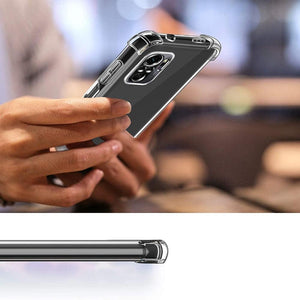 3D Airbag Shockproof Silicone Phone Case For Xiaomi Redmi Note 10 Pro Max Note 10s 10T 10 Pro 4G 5G Clear Ultra Thin Soft Case Shockproof Protective Corners Thin Soft Transparent Protective Case Flexible Transparent Mobile Phone Case Clear Shockproof Case