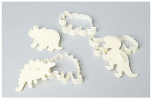 3D Dinosaur Cookie Cutters Mold Dinosaur Biscuit Cartoon Mould Sugarcraft Dessert Baking Silicone Mold For Sop Cake Decor Tool Dinosaur Fossil Cookie Making Molds Stamps For Kitchen