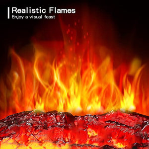 23 Inches 3D Free Standing Electric Fireplace Stove 5215