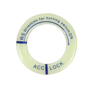 3D Key Ring Sticker Engine Start Push Button Switch Ring Cover Trim Luminous Ignition Switch Cover Car Styling Circle Light Decoration for Auto Motorcycle Universal Ignition Start Stop Button Luminous Ring Cover Trim Compatible