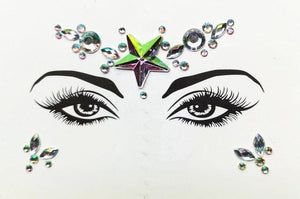 3D Makeup Tattoo Face Gems Glitter Face Jewels Crystal Stickers Face Glitter for Festival Carnival Party